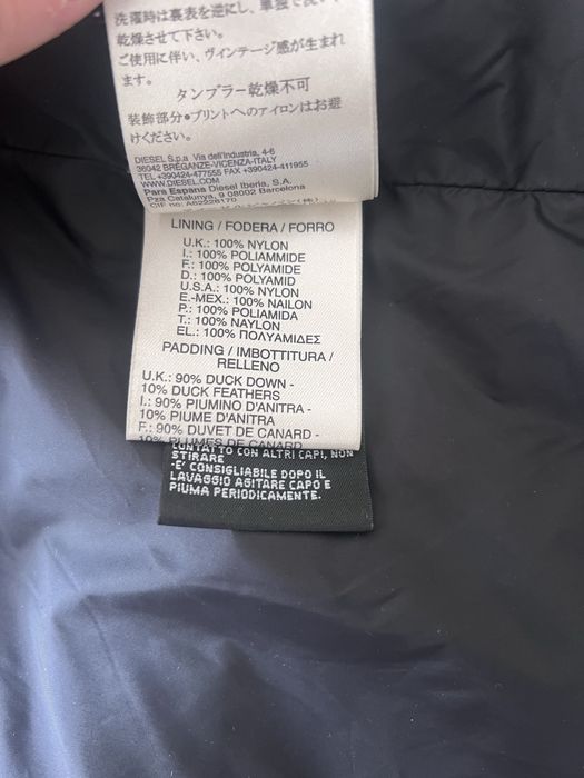 Diesel дълго зимно яке с гъши пух