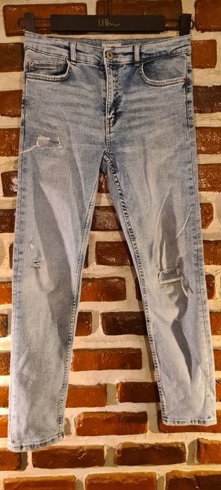 Vand jeans Zara skinny băiat 13-14 ani