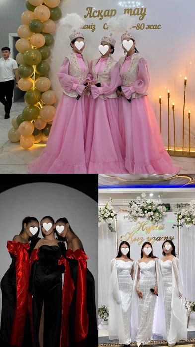 СРОЧНАЯ продажа платьев для трио певиц