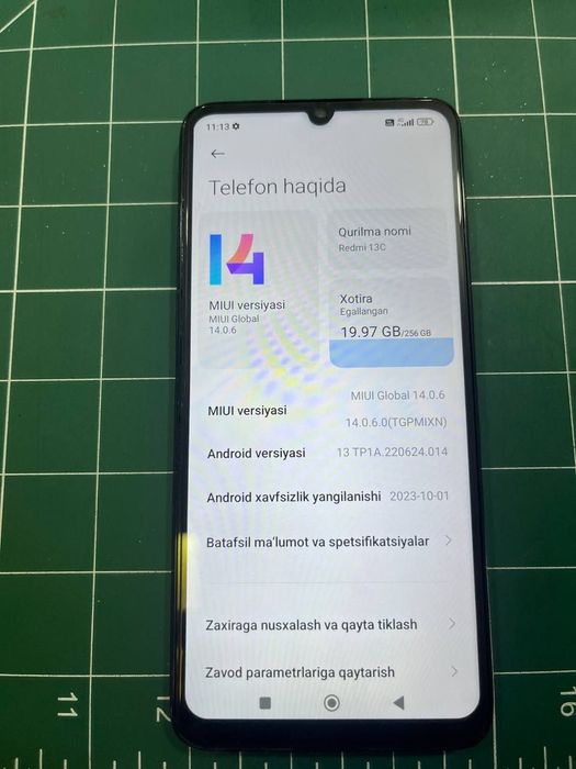 Redmi 13c ideal xolati