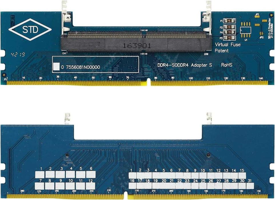 Адаптер за памет от лаптоп към настолен компютър DDR5 / DDR4