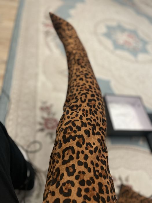 Ботфорды леопардовые