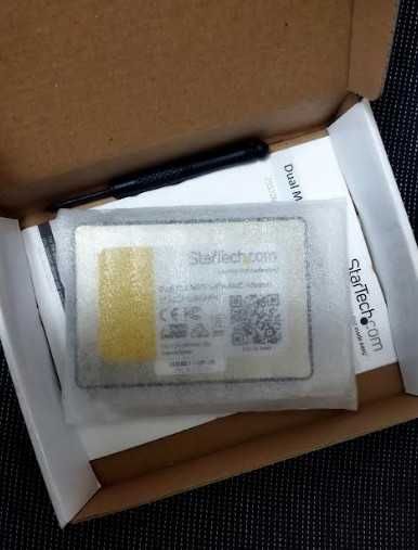 Адаптер StarTechcom Dual M.2 SATA RAID - 2x M.2 SSD към 2.5in SATA