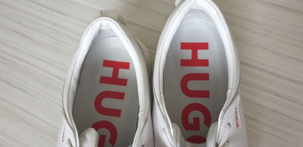 Hugo Boss HUGO Leather 42/26.5 - 27 см ОРИГИНАЛ Мъжки кец от ест. кожа
