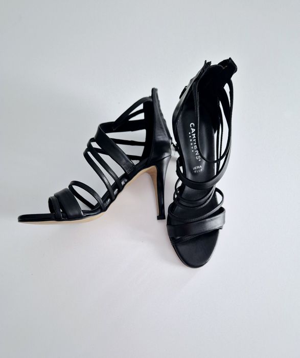 Sandale piele neagra marime 37