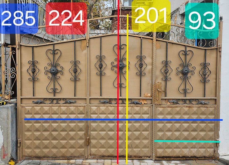 Врата от ковано желязо