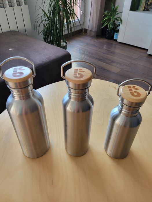 Бутилка за вода - метална - 500мл