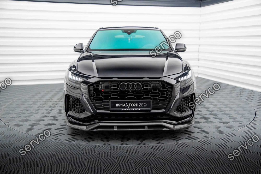Prelungire splitter bara fata Audi RSQ8 Mk1 2019- v5 - Maxton Carbon
