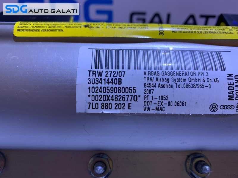 Airbag Pasager VW Touareg 7L 2003 - 2010 Cod 7L0880202E [LR0989]