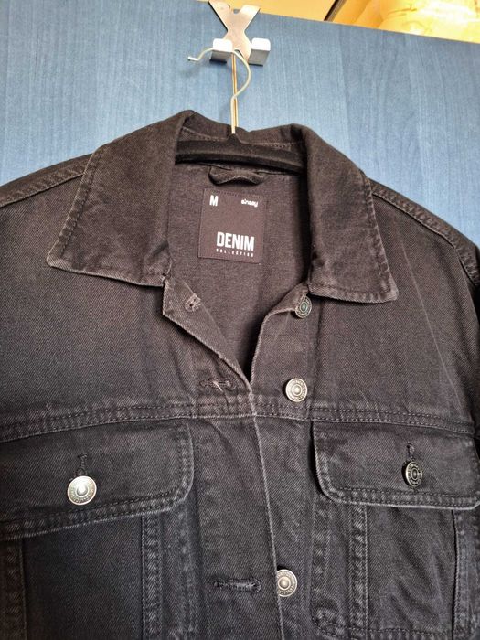 Geacă denim neagră damă mărimea M – Denim Collection