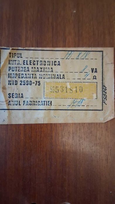 Set 2 boxe Electronica 8 W