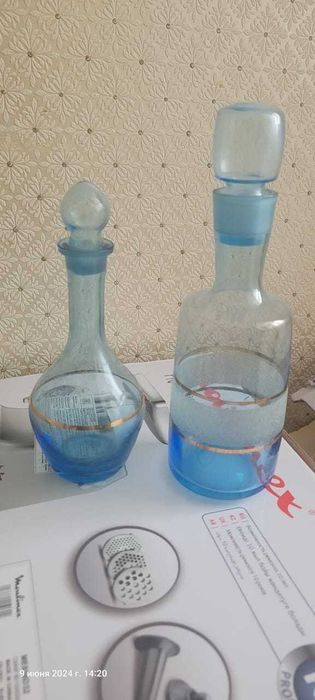 Графины стеклянные для напитков