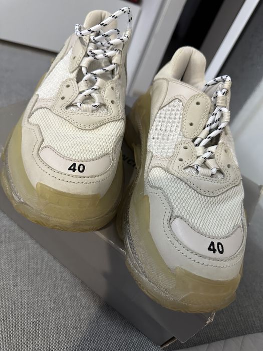 Balenciaga Triple S clear sole autentici