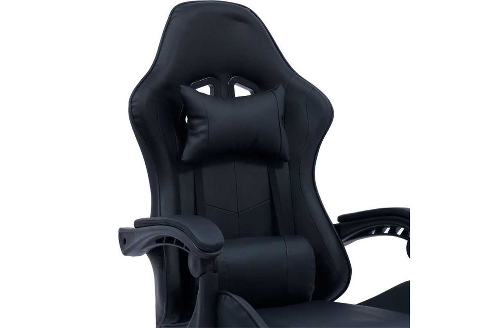 Геймърски Офис стол Puzzle-home William, Изкуствена кожа, 60х59х108см.