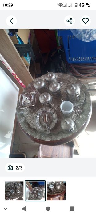 Vând serviciu cafea turcesc,argintat
