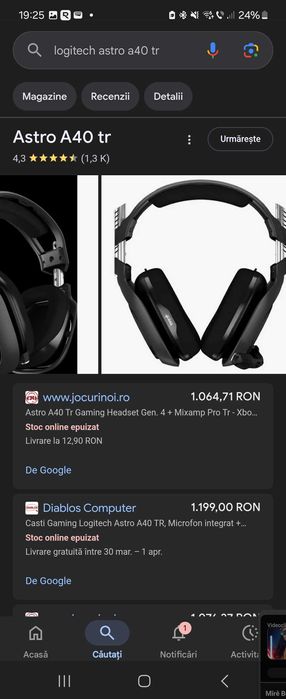 Casti Logitech Gaming Premium Call of duty league Astro a40