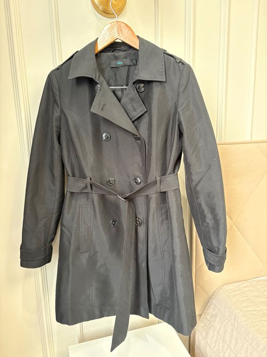 Плащ черный женский