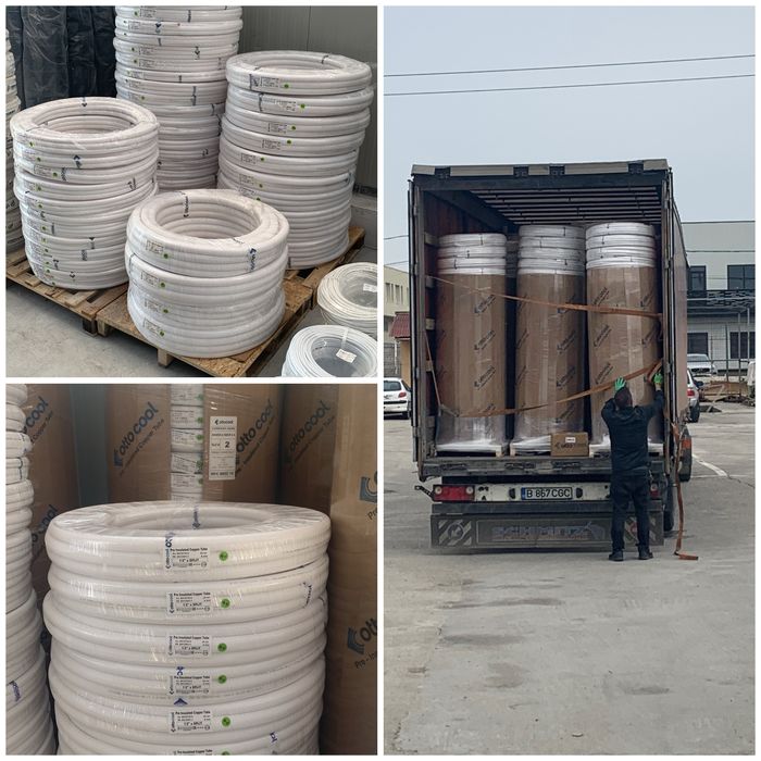 Teava de cupru (izolata) 6 si 10 pt AC  1100lei.