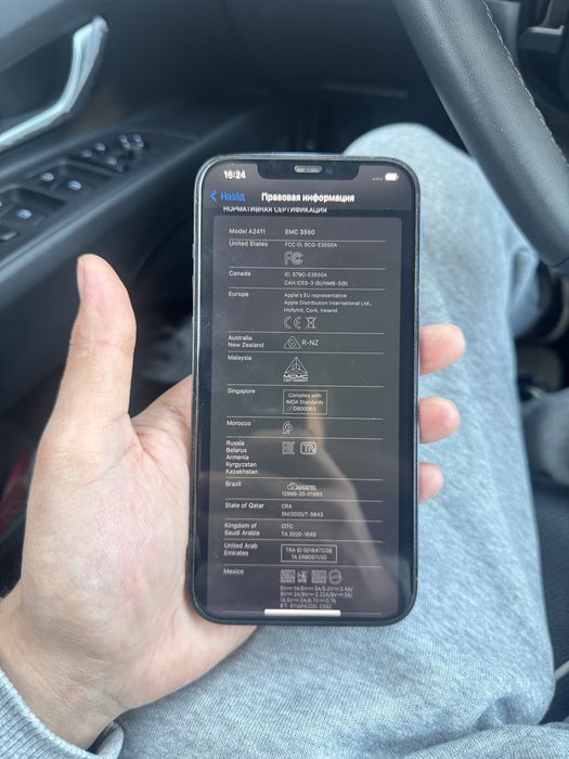 12 pro max 256gb EAC