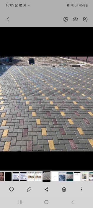 Брусчатка укладка и тротуарная плитка