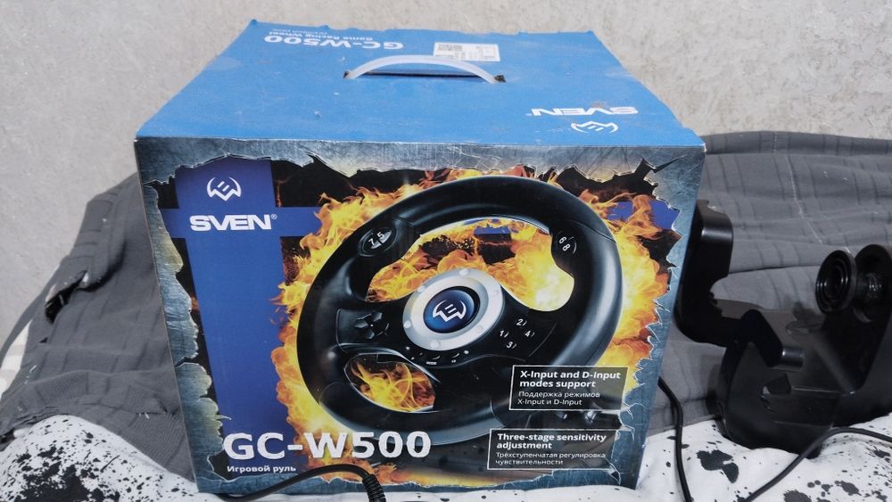 Игровой руль sven gs-w500