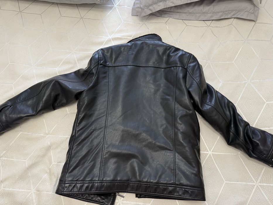 Мужская дубленка зимняя