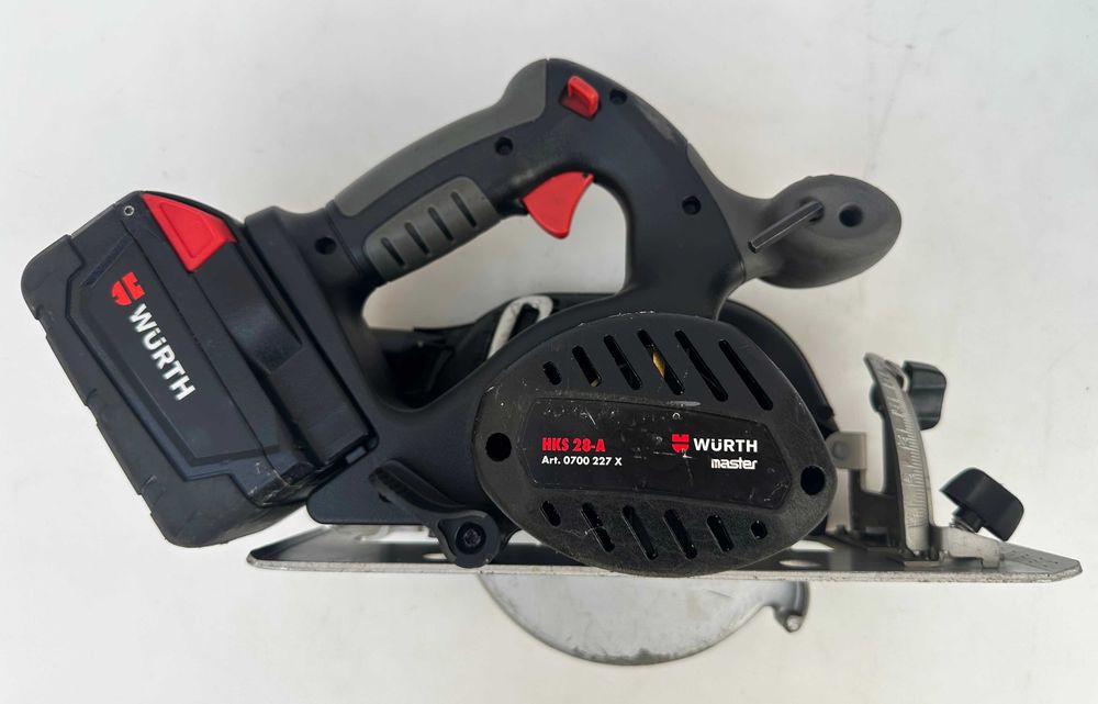 Wurth HKS 28-A - Мощен акумулаторен ръчен циркуляр 28V