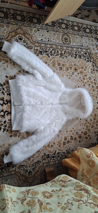 Blana unisex reversibila alba
