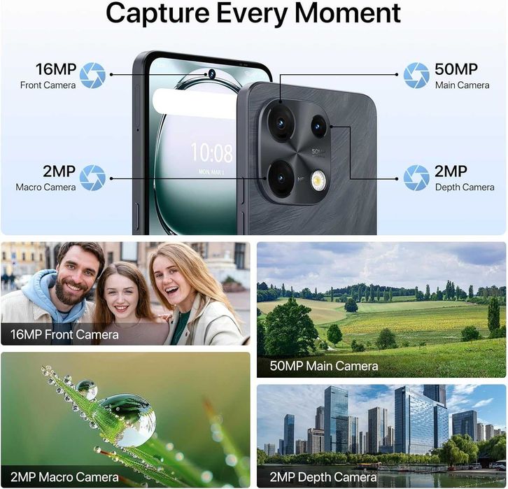 UMIDIGI Note 100, телефон с Android 14, 6GB +128GB