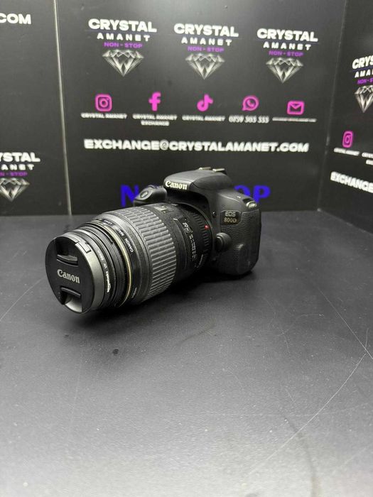 Canon EOS 800D + Obiectiv Canon Ultrasonic 100mm