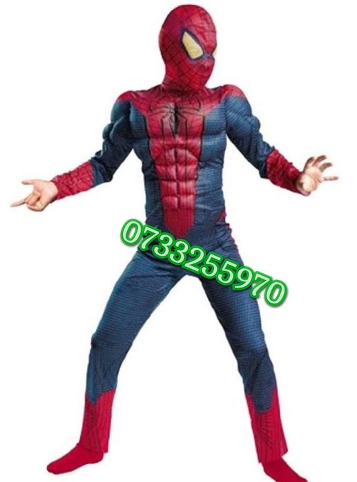 Costum Spiderman copii cu muschi nou sigilat, avem toate marimii