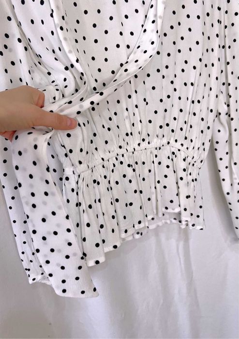 Бяла риза на точки М&S размсе XS-S