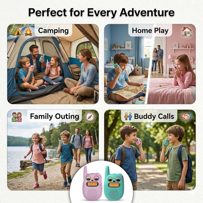 Радиостанции за деца, 3 мили с обхват, 22 канала, двупосочно радио за момчета и момичета