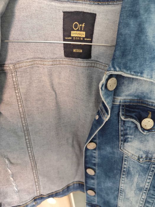 Дамско дънково яке