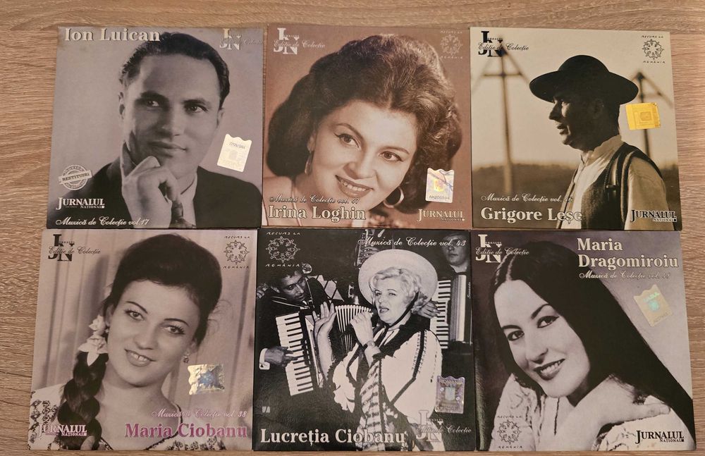 CD-uri cu muzică populară și ușoară românească