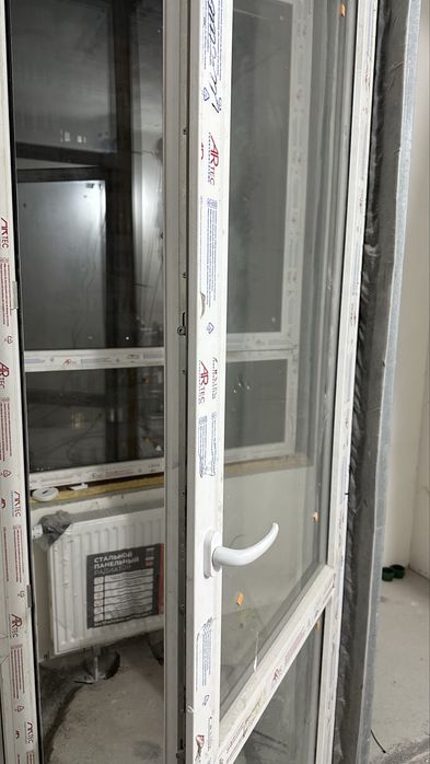 Перегородка с дверью 3х180