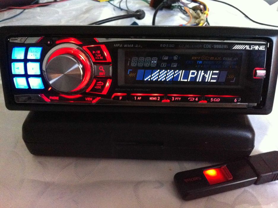 Radio cd player Alpine CDE-9882RI/CDE-9884R USB IPOD AUX MP3 (statie ...