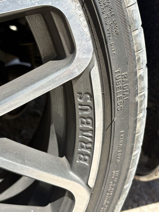 продам оригинальные кованые диски Brabus R20, разноширокие.