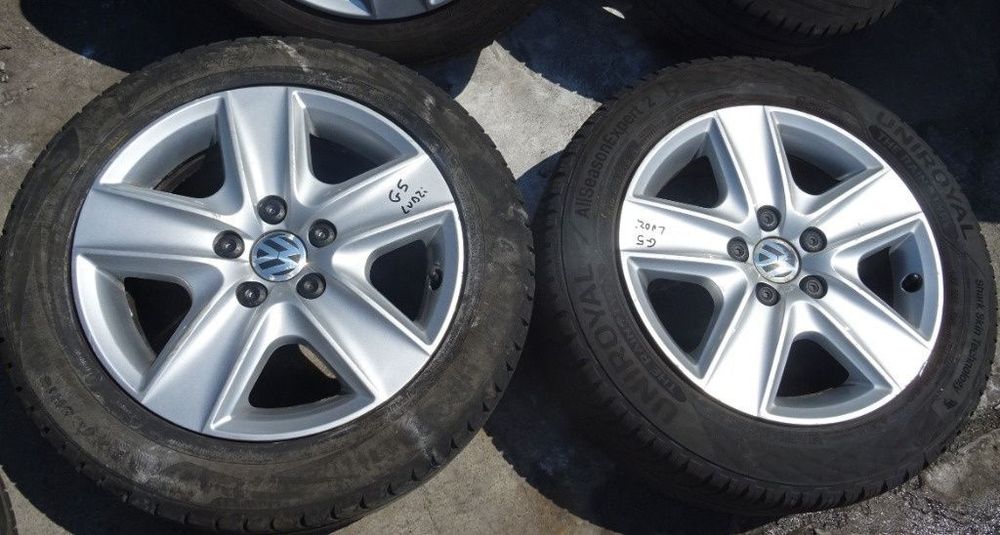 Jante tabla Volkswagen Golf 5 R16 cu capaci si cauciuc