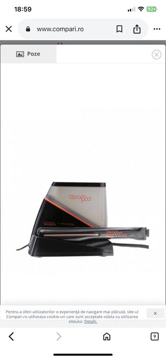 Placa de par l’oreal steampod 2 pro