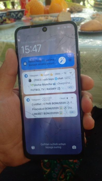 Redmi Note 11 xotirasi 128 abmen bor
