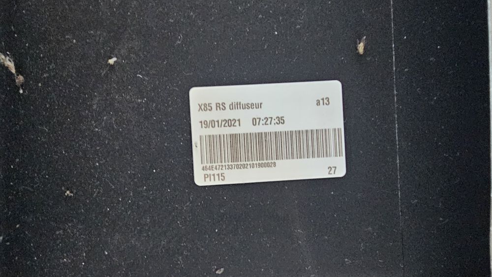 Scut spate(diffuser) Clio 3 RS 8200450985