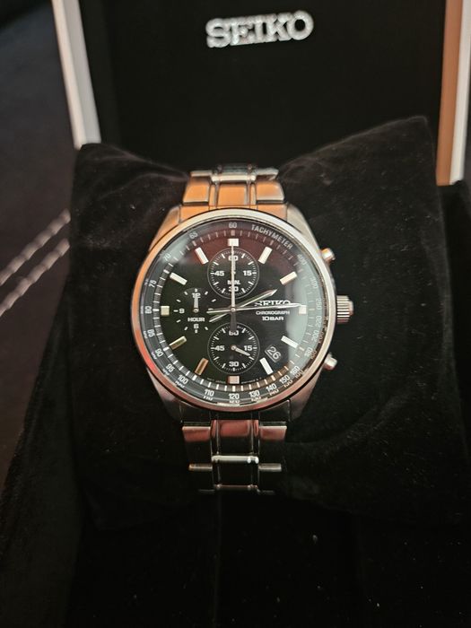 SEIКО SSВ379P1 42mm оригинален мъжки часовник  хронограф