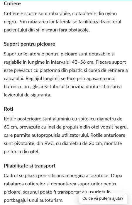 Carucior nou nefolosit