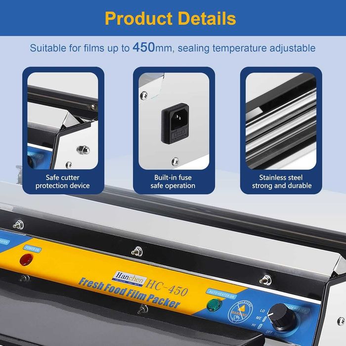 Mașină de ambalat alimente- Mașină de  înfoliat manual