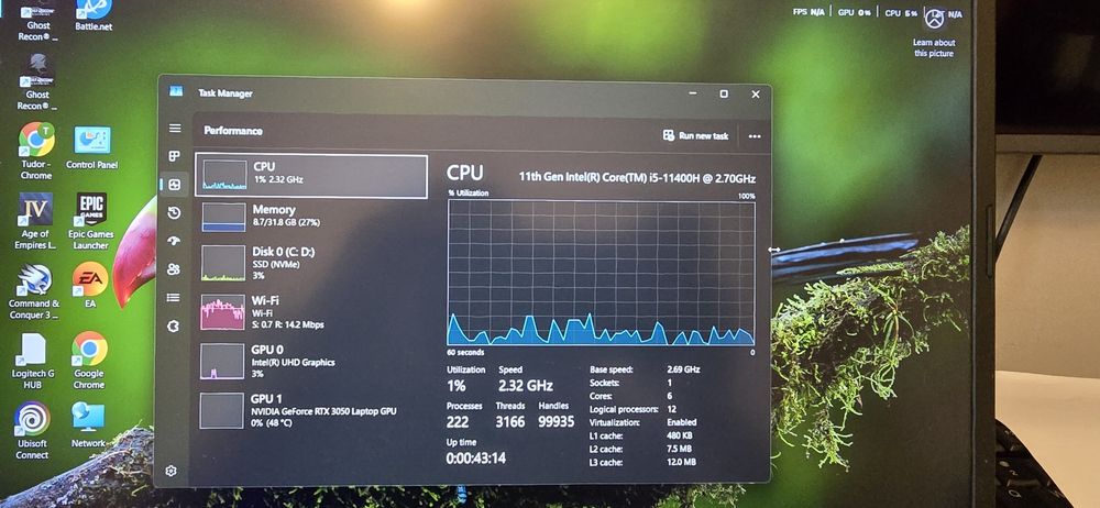 Vând laptop gaming 144hz