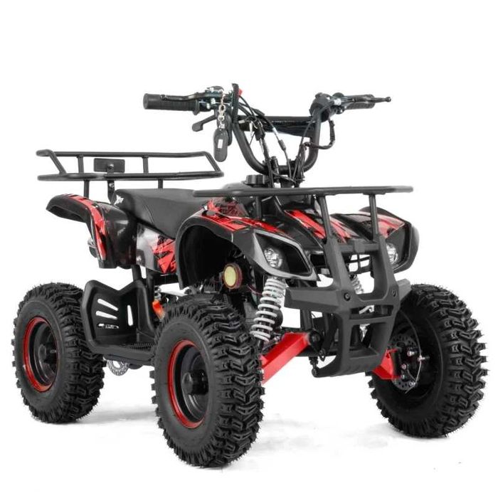 Mini atv XTR M7, roti 6 inch, 50cc, 2 timpi, pornire la buton, culoare rosu sau albastru