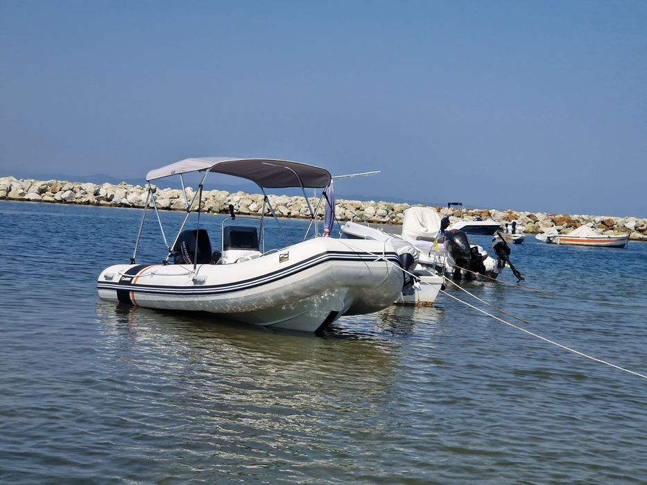 Алуминиев RIB 420 с MERCURY F30ELPT и колесар RESPO