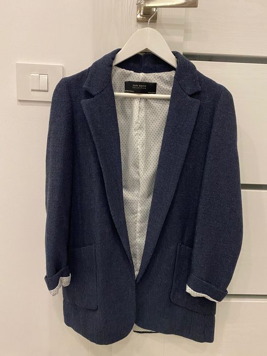 Vand sacou bleumarin Zara