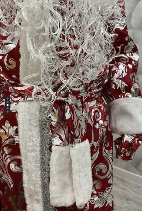 ПРОКАТ Костюм дед мороза новый